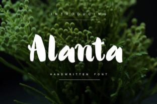 Alanta Font: Handwritten Script for Makers