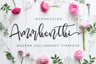 Ammenthi Font: Modern Script Typography for Web Design
