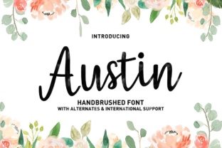 Austin Font: Modern Script Typography for Web Design
