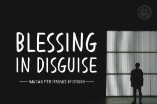 Blessing in Disguise Font for Handmade Labels