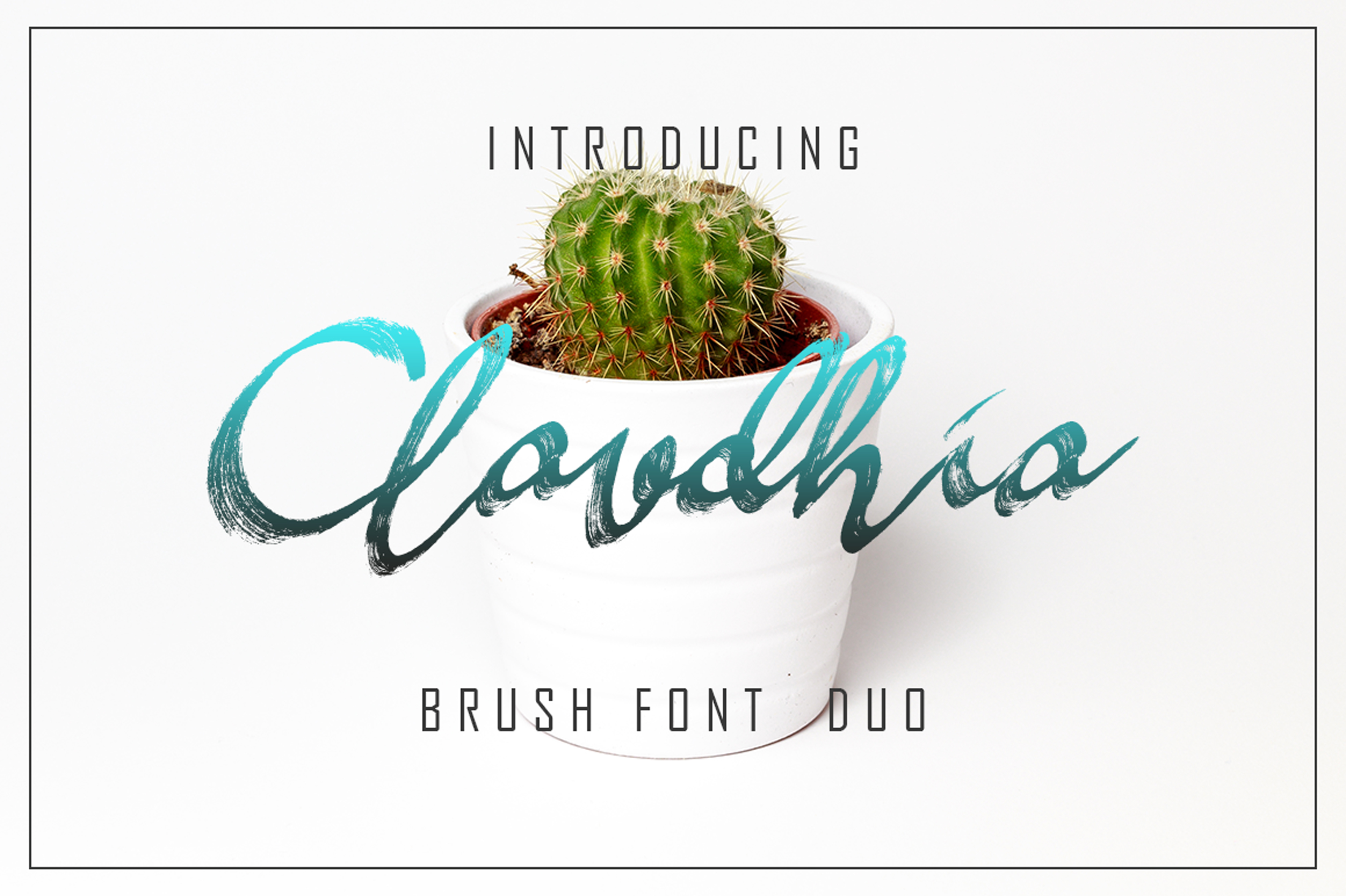Claudhi and Jhelio Font Duo for Playful Campaign Design