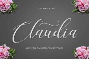 Claudia Font: Modern Calligraphy for Editorial Design