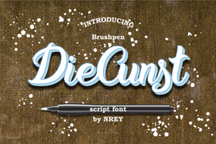 DieCunst Font: Handmade Script for Artisan Branding