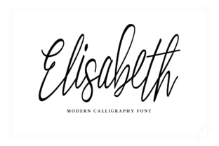 Elisabeth Font: Bouncy Script Handwritten for Branding