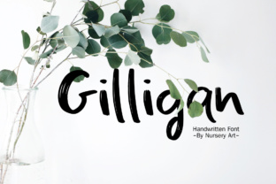 Gilligan Font: Modern Script for Handmade Products