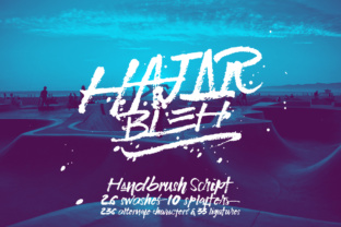Hajar Bleh Font Review: Expressive Handwriting for Branding