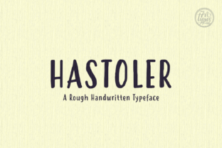 Hastoler Font: Playful Handwritten Typography for Editorial Design