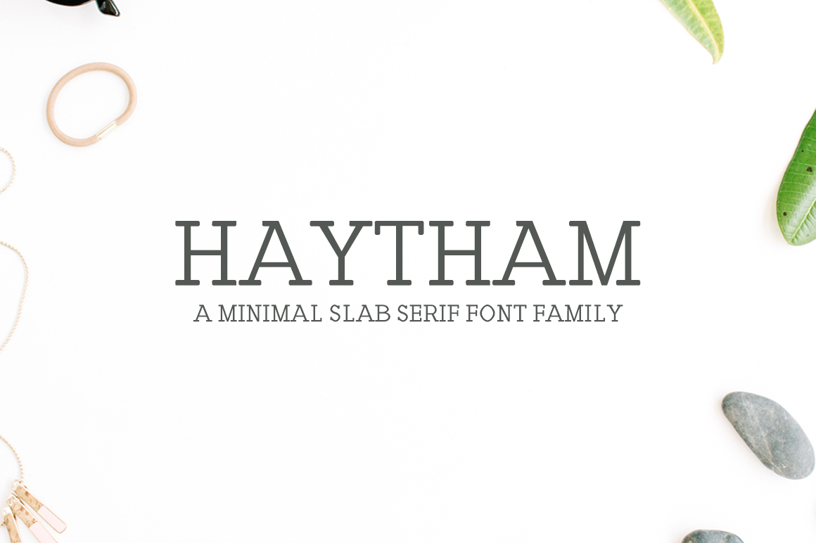 Haytham Font: Modern Slab Serif for Editorial Design