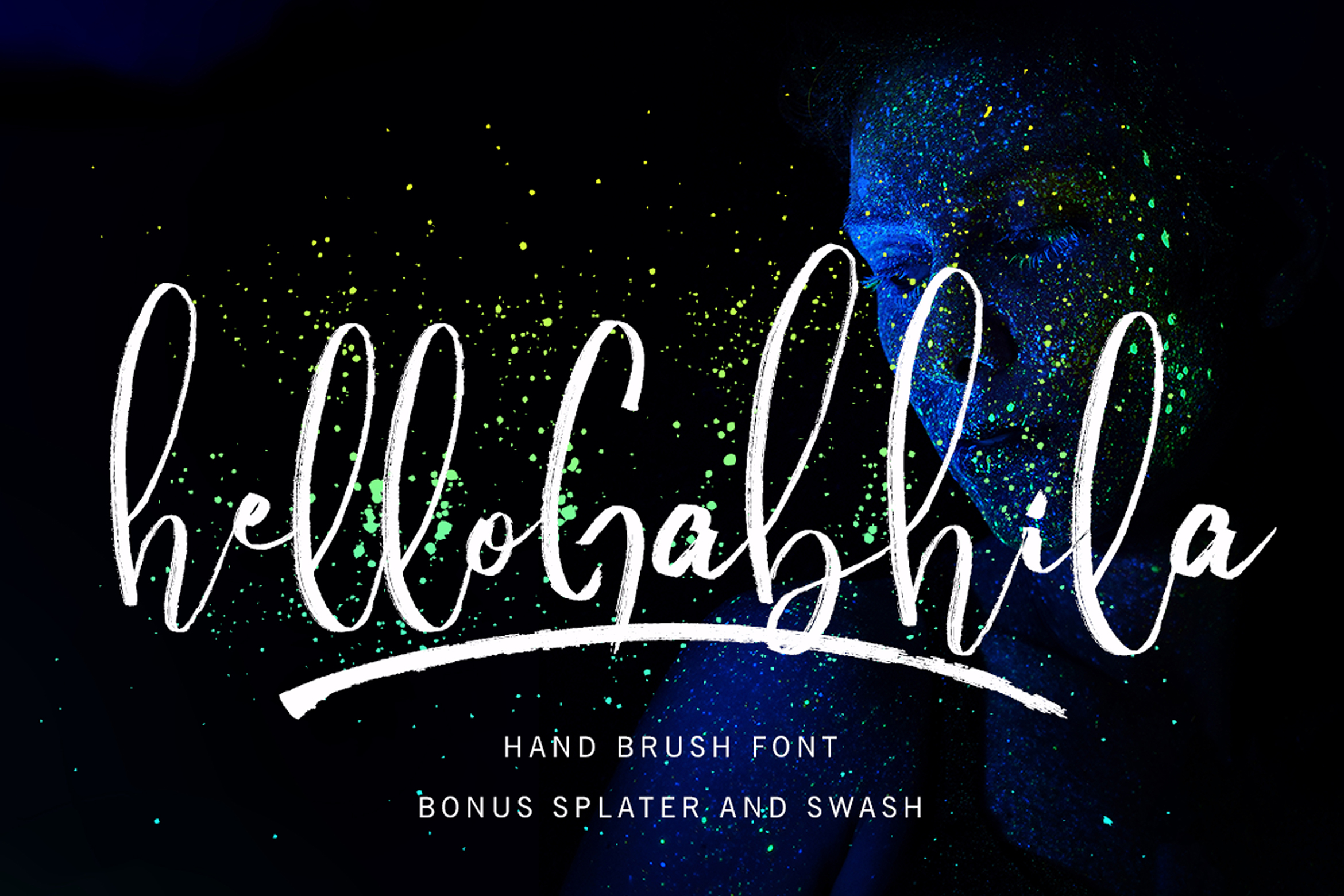Hello Gabhila: A Brush Script Font for Makers