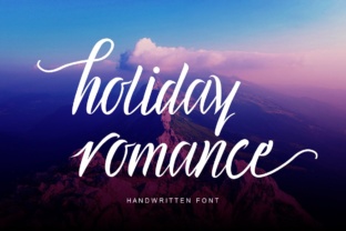 Holiday Romance Font for Handmade Crafts and Branding