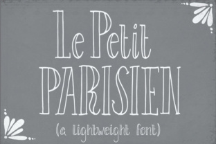 Le Petit Parisien Light Font for Campaign Design