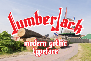 Lumberjack Font: Modern Gothic Typography for Digital Campaigns