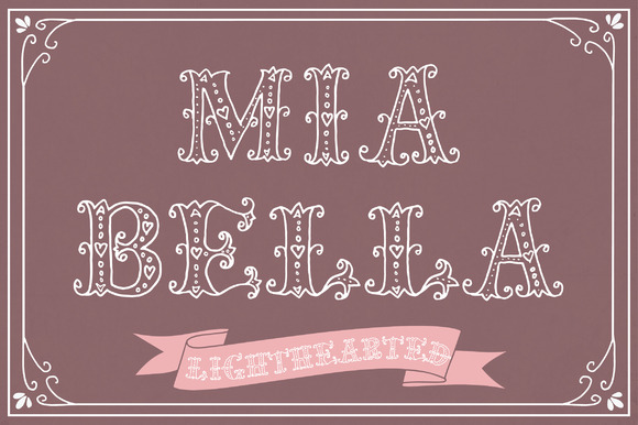 Mia Bella Lighthearted Font for Romantic Campaign Design