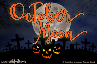 October Moon Font: A Magical Script for Makers