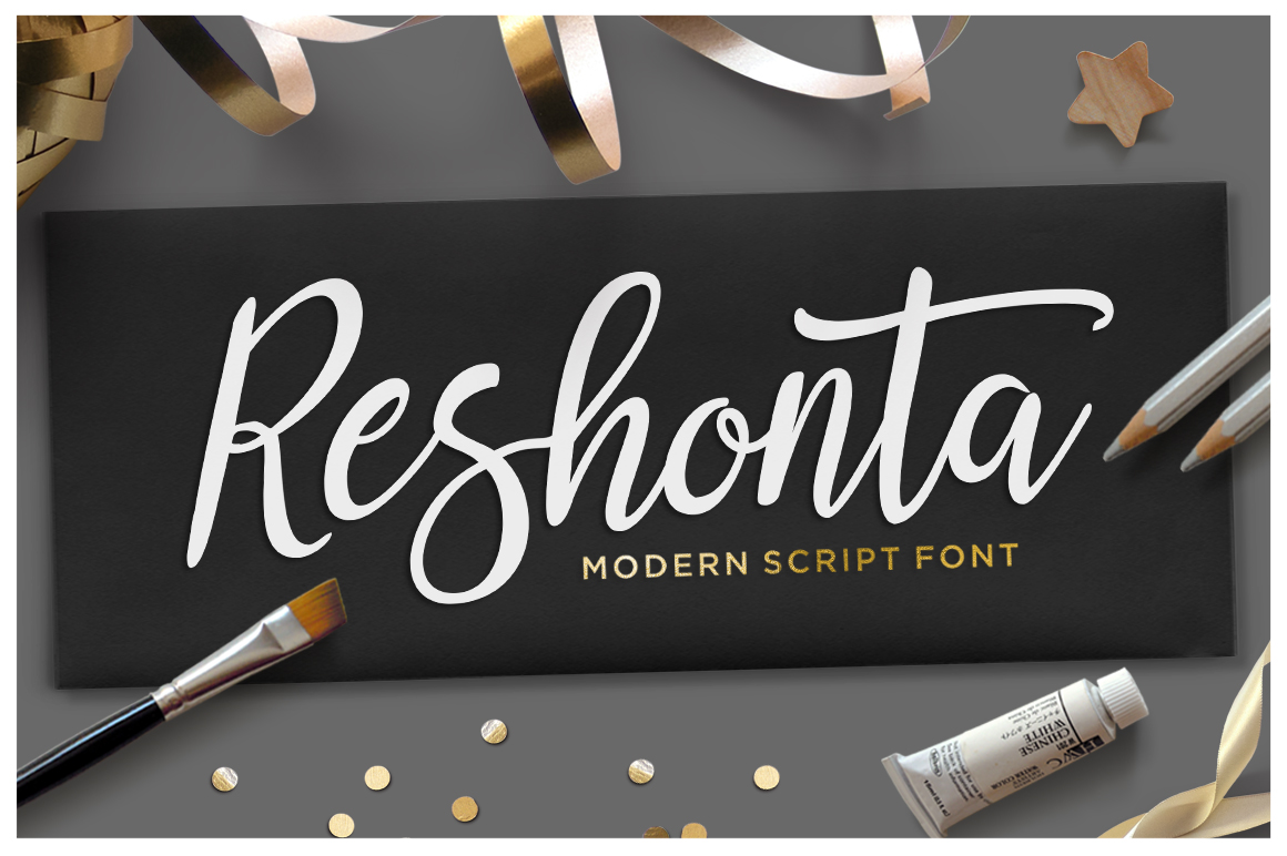 Reshonta: A Bold and Elegant Handwritten Font