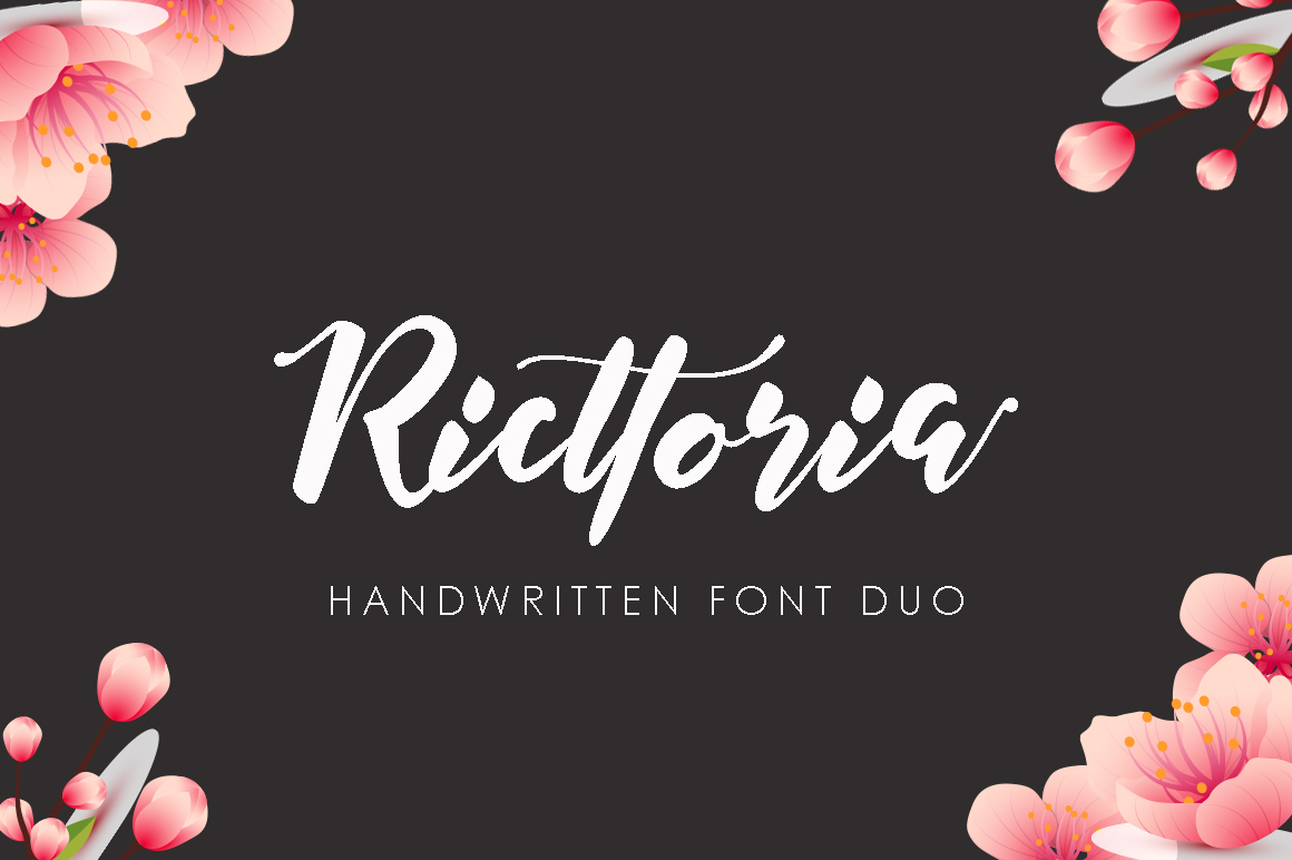Ricttoria Font: Modern Handcrafted Script for Digital Campaigns
