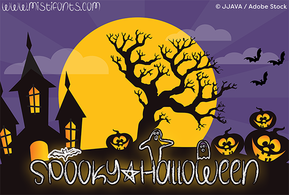 Spooky Halloween Font for Web Design and Digital Branding